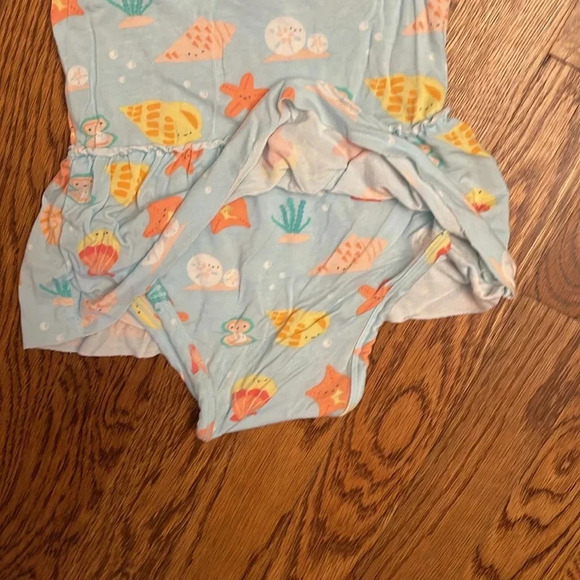 Angel Dear sea creature print bamboo romper size 12-18M - Picture 3 of 5